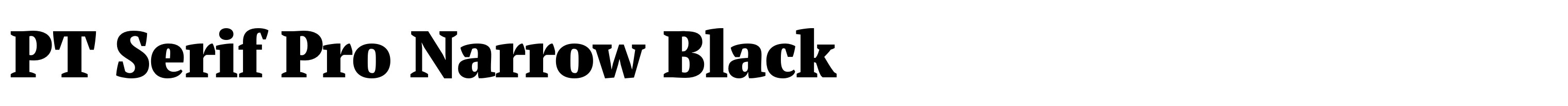 PT Serif Pro Narrow Black